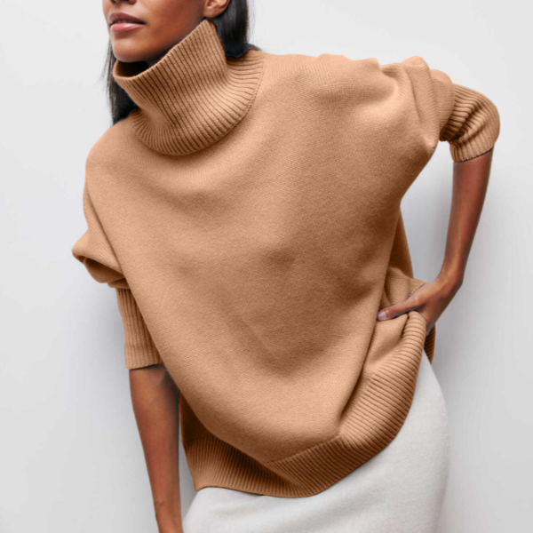 Women's Turtleneck Jumper - Cosy and Comfortable