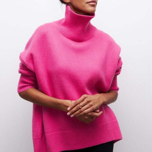 Women's Turtleneck Jumper - Cosy and Comfortable