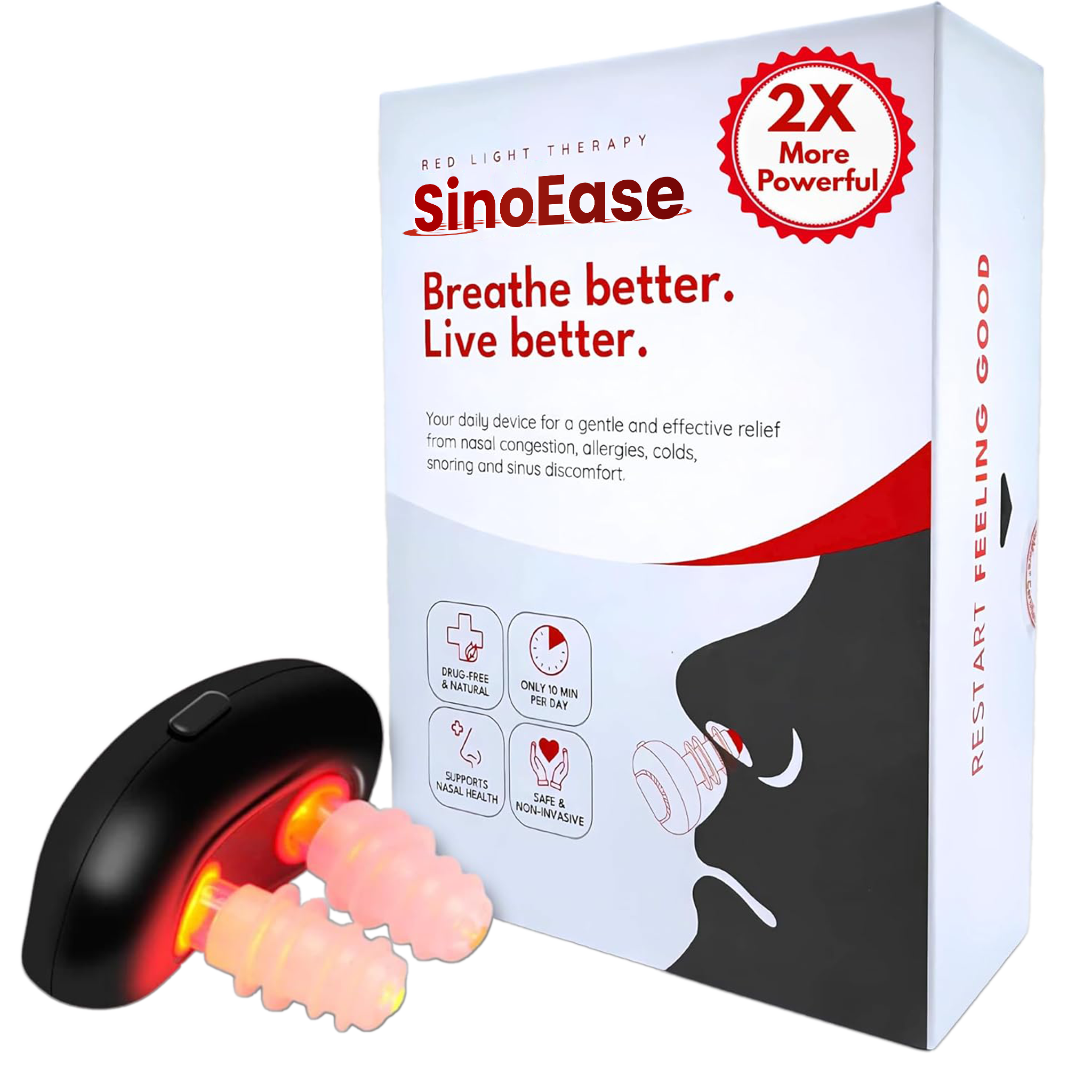SinoEase Nasal Red Light Therapy